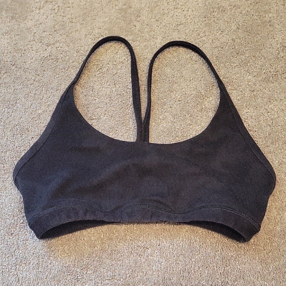 Fleo Charcoal Sports Bra